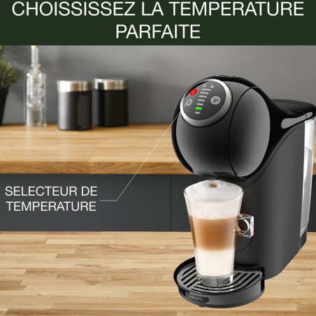Machine à café expresso Genio S Plus 15 bars 0,8 L Noir - KRUPS - YY4445FD