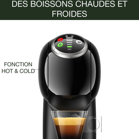 Machine à café expresso Genio S Plus 15 bars 0,8 L Noir - KRUPS - YY4445FD