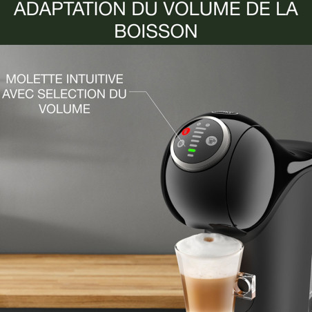 Machine à café expresso Genio S Plus 15 bars 0,8 L Noir - KRUPS - YY4445FD