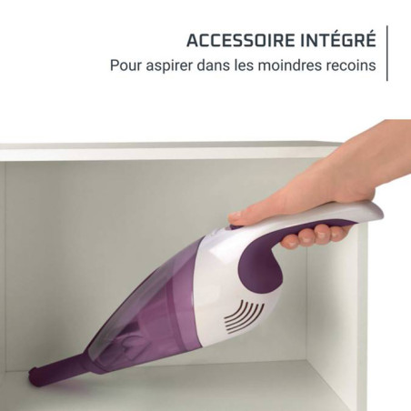 Aspirateur à main Extenso Violet/Blanc - ROWENTA - AC232001