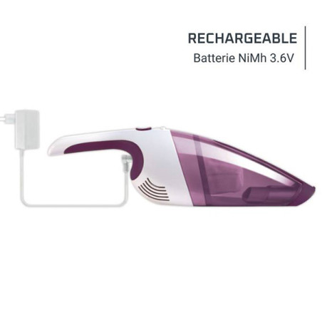 Aspirateur à main Extenso Violet/Blanc - ROWENTA - AC232001