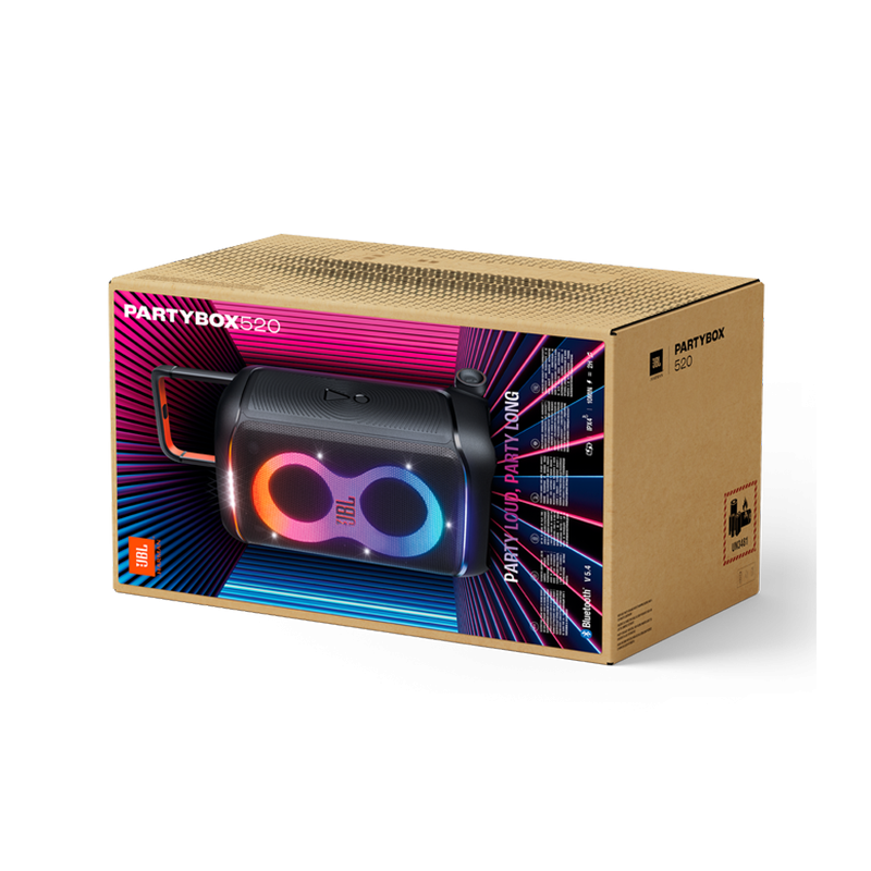 Enceinte sono DJ portable PartyBox 520 Bluetooth Noir - JBL - JBLPARTYBOX520EU