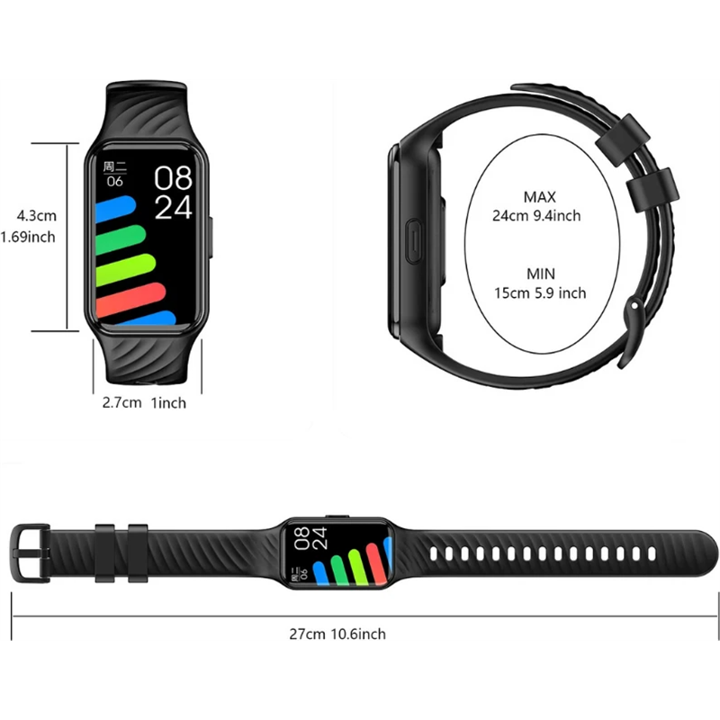 Montre connectée R10 Noir - BLACKVIEW - R10