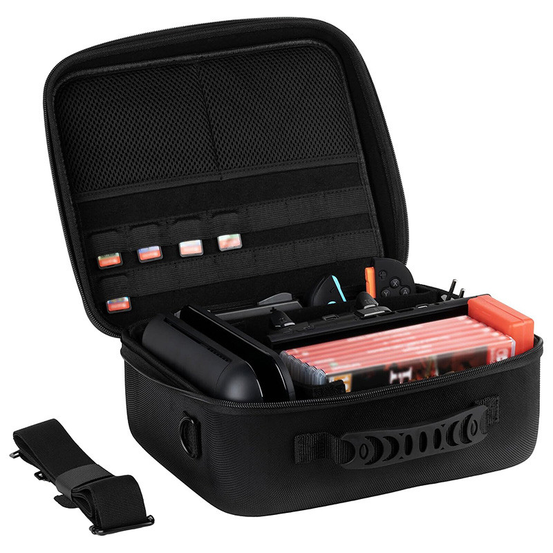 Sacoche de protection et transport Big Carry Case pour Nintendo Switch 2 Noir - KONIX - 61889000093