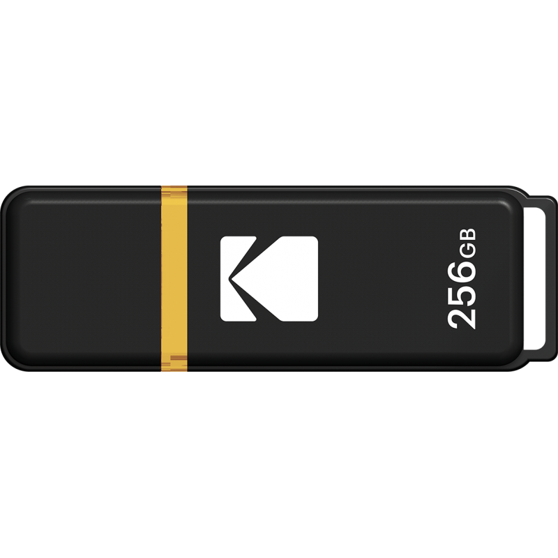 Clé USB 3.2 K103 256Go Noir/Jaune - KODAK - CLE_USB_256G