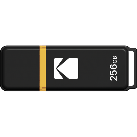 Clé USB 3.2 K103 256Go Noir/Jaune - KODAK - CLE_USB_256G