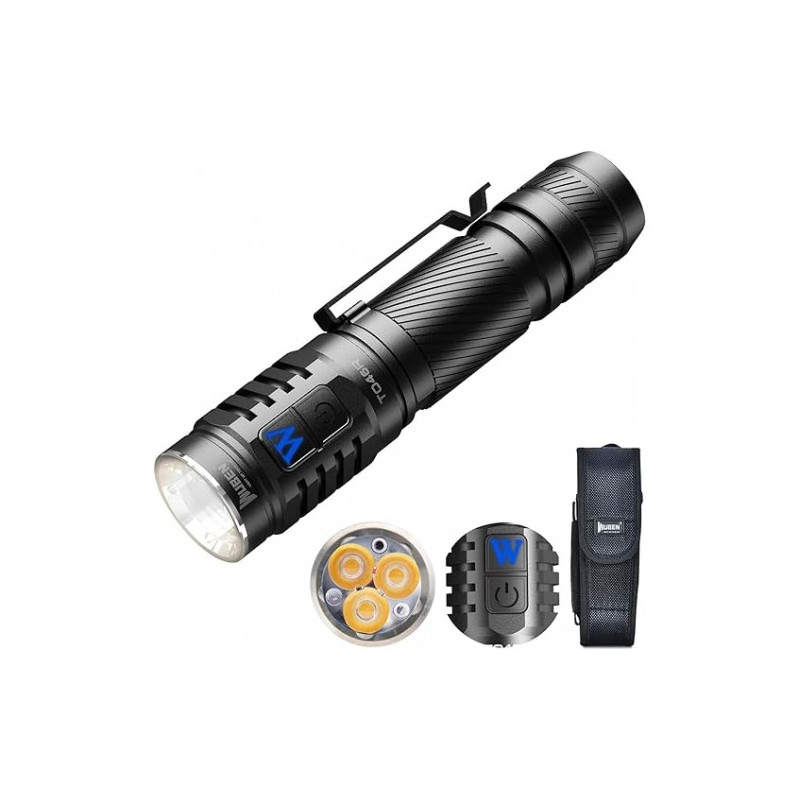 Lampe torche rechargeable 1300 lumens - WUBEN - WUB_TO46R