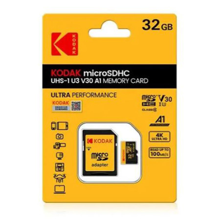 Micro SDHC 32Go U3 V30 - KODAK - SD_MICRO_32G