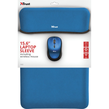 Housse d'ordinateur 15,6" + souris sans fil - TRUST - SOU_TRUST_23452