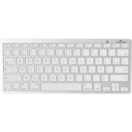 Clavier sans fil silencieux blanc pour MAC - BLUESTORK - BS_KB-BT-MAC-V2/FR