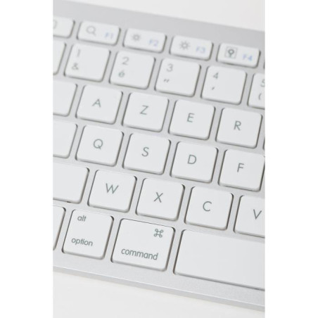Clavier sans fil silencieux blanc pour MAC - BLUESTORK - BS_KB-BT-MAC-V2/FR