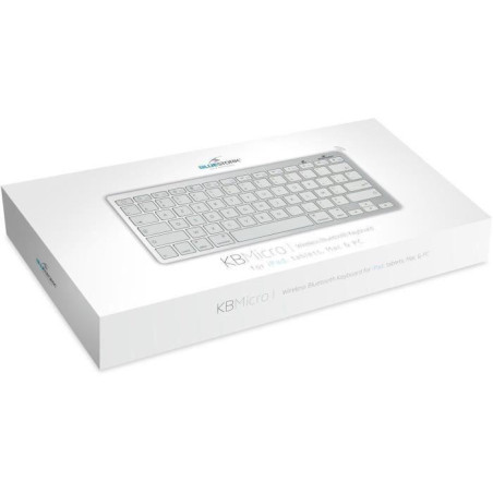 Clavier sans fil silencieux blanc pour MAC - BLUESTORK - BS_KB-BT-MAC-V2/FR