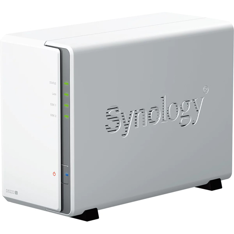 Serveur de stockage Disk Station Quad 1,7GHz 1Go 2xSATA3 1xGbL 2xUSB3.0  - SYNOLOGY - NAS_SYNOL_DS223J