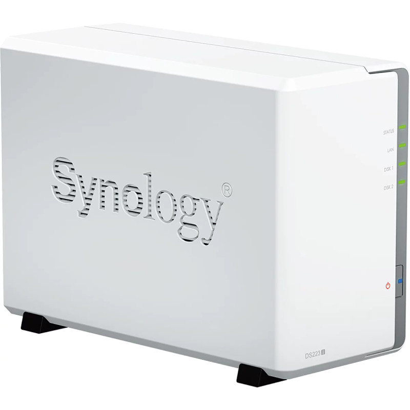 Serveur de stockage Disk Station Quad 1,7GHz 1Go 2xSATA3 1xGbL 2xUSB3.0  - SYNOLOGY - NAS_SYNOL_DS223J