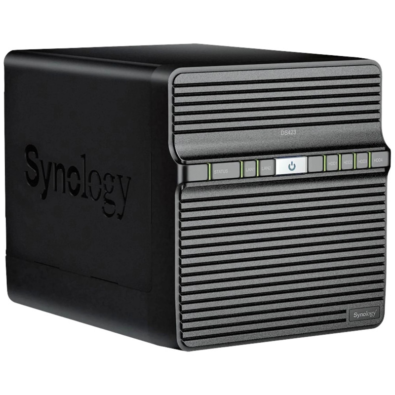 Serveur de stockage DiskStation Desktop Quad 1,7GHz 2Go 4xSATA3 2GbL/2USB - SYNOLOGY - NAS_SYNOL_DS423