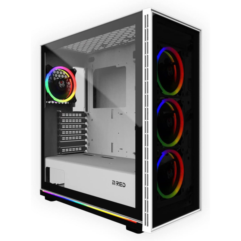 Boîtier White Destroyer Glass-G ARGB Micro ATX - M.RED - BT_M.RED_01502233