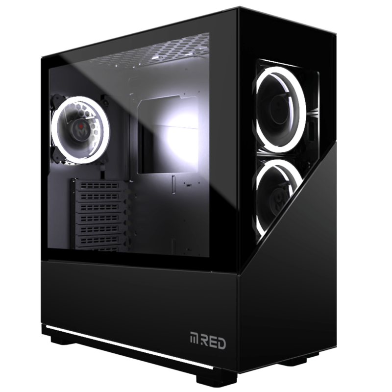 Boîtier Elite Black Rainbow ARGB Micro ATX - M.RED - BT_M.RED_01500371