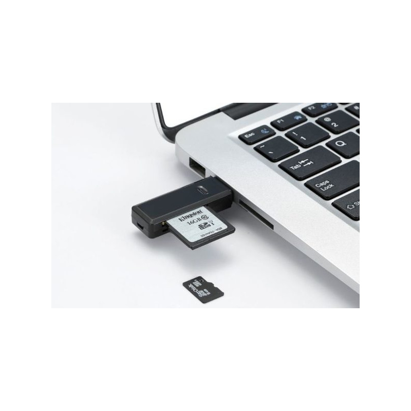 Lecteur de carte (SD, microSD, SDHC) USB-C 3.2 - D2 DIFFUSION - LEC_D2LECSDUSBC