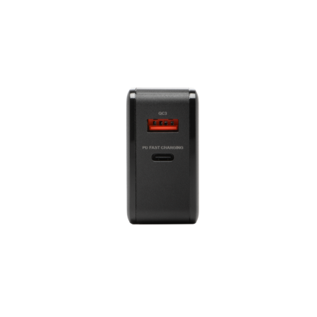 Adaptateur secteur USB et USB-C 65W noir - BLUESTORK - BS_PW_BS_65_GAN_C