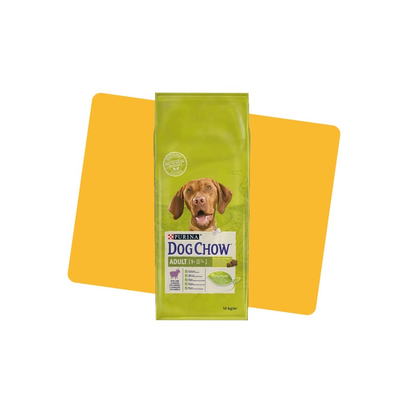 Croquettes pour chien adulte Dog Chow Agneau 14 kg - PURINA - WCHOWAL14