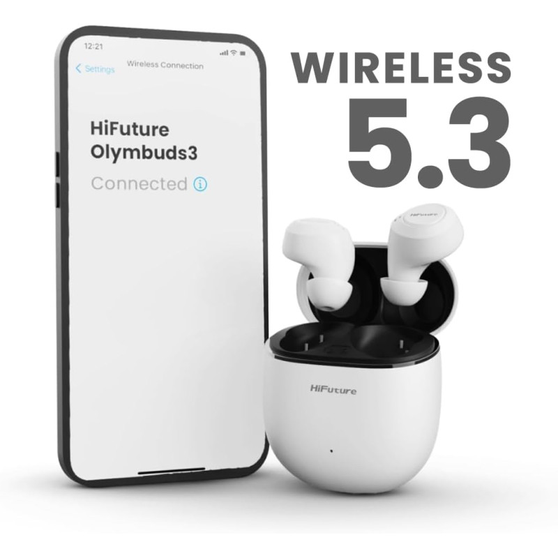 Écouteurs intra-auriculaire sans fil OlymBuds 3 noir - HIFUTURE