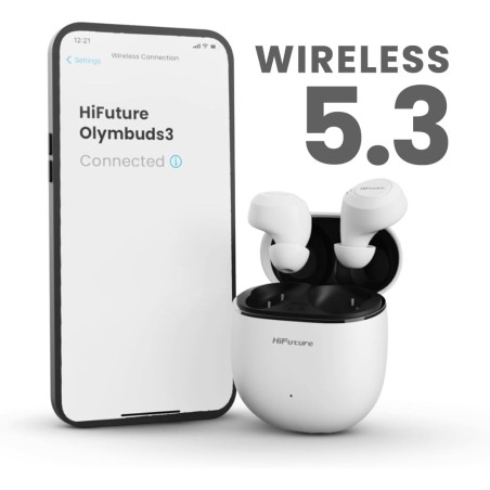 Écouteurs intra-auriculaire sans fil OlymBuds 3 noir - HIFUTURE