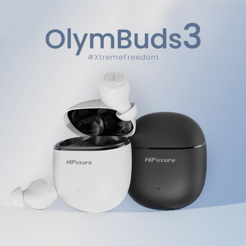 Écouteurs intra-auriculaire sans fil OlymBuds 3 noir - HIFUTURE