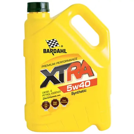 Huile moteur synthétique Xtra 5W40 5L - BARDAHL - 34123