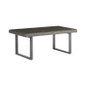 Table de jardin basse Noa rectangulaire gris anthracite - NATERIAL