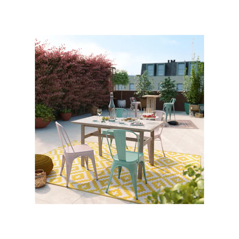 CHAISE JARDIN SOHO ROSE - NATERIAL