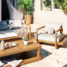 Table basse en teck Equateur - NATERIAL