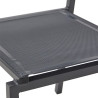 Chaise de jardin en aluminium Lyra Béta gris anthracite - NATERIAL