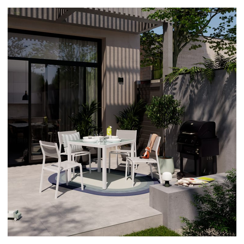 Chaise Lyra beta blanc - NATERIAL