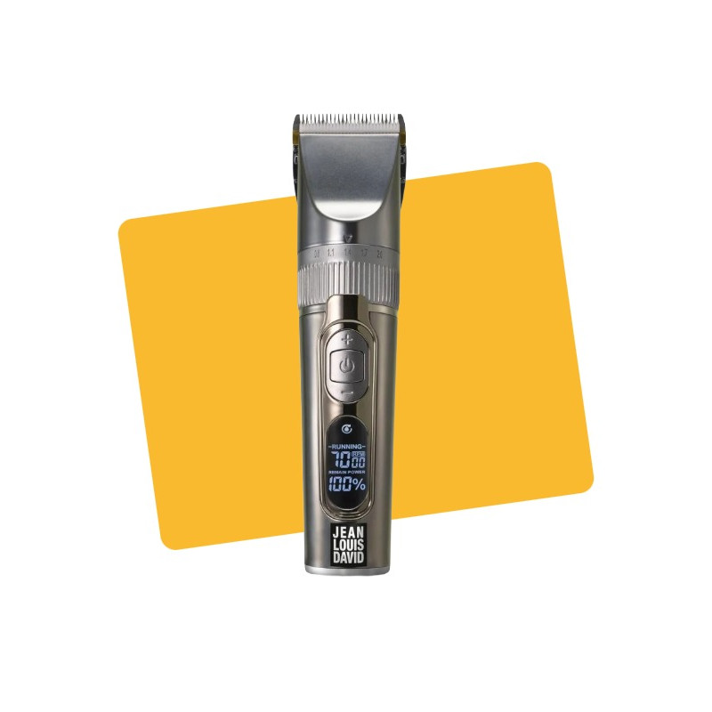 Tondeuse barbe & cheveux Digital Clipper Argenté - JEAN LOUIS DAVID