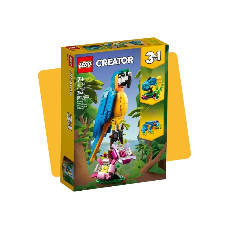 Le perroquet exotique LEGO - Dès 7 ans