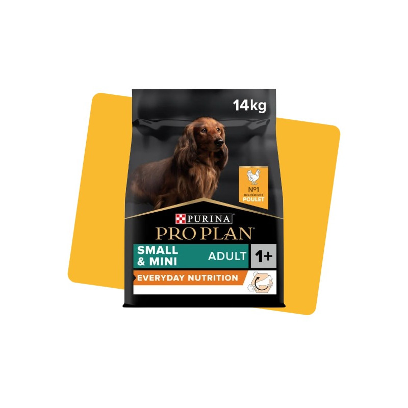Croquettes chien adulte small & mini poulet 14kgs - PRO PLAN - WSMADOR14
