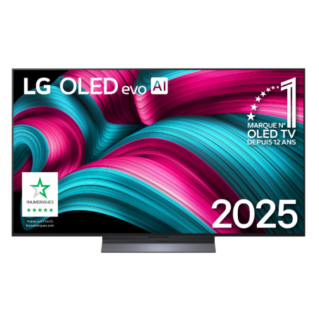 TV - OLED - LG - 139 cm - 4K - 120Hz - Smart TV - Processeur α9 AI 4K Gen8 - OLED55C54LA-AEU