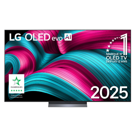 TV - OLED - LG - 195 cm - 4K - 120Hz - Smart TV - Processeur α9 AI 4K Gen8 - OLED77C54LA-AEU