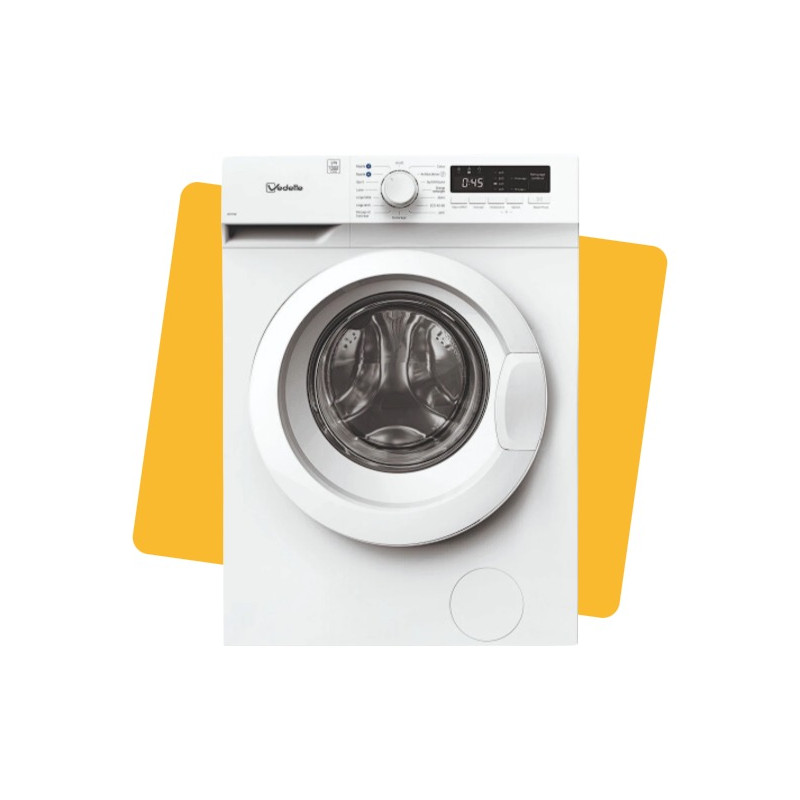 Lave-linge hublot 7kg 1200trs/min blanc - VEDETTE - LFV372W