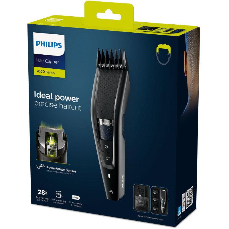 Philips 7000 series Hairclipper series 7000 HC7650/15 Tondeuse à cheveux lavable