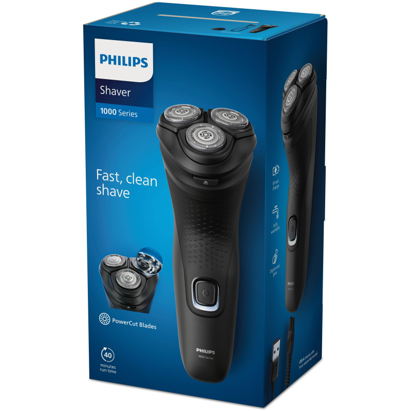 Philips Shaver 1000 Series S1141/00 Rasoir électrique à sec