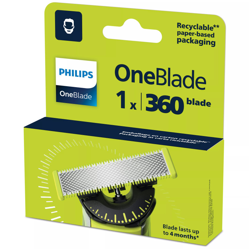 Philips Norelco OneBlade OneBlade QP410/50 Lame 360 de rechange