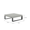 Table basse en aluminium Las Vegas - NATERIAL