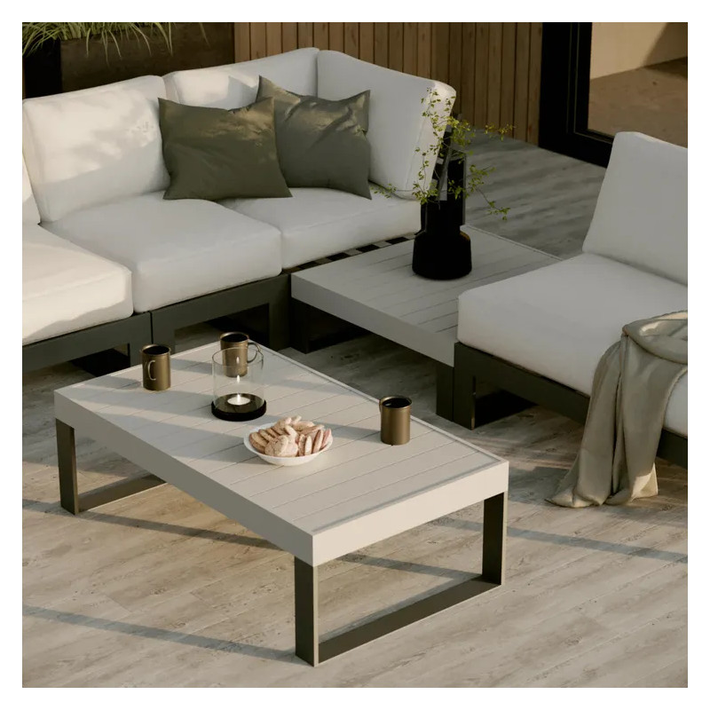 Table basse en aluminium Las Vegas - NATERIAL