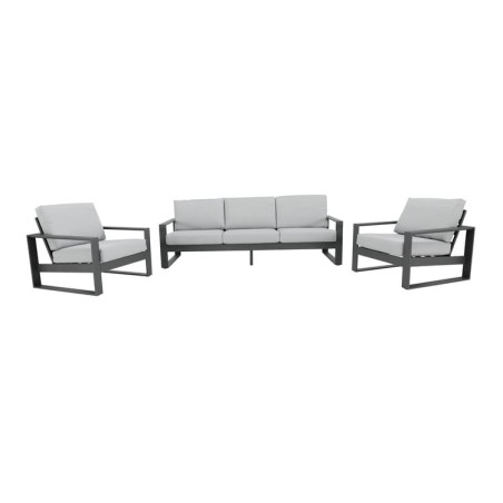 Lot de 2 fauteuils de jardin aluminium Las vegas - NATERIAL