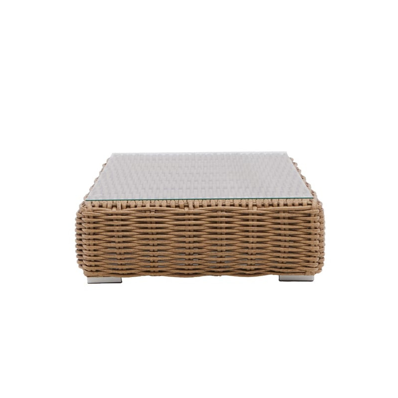 Table basse en aluminium et résine tressée Ayamo NATERIAL