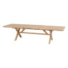 Table de jardin extensible "Xenia" 12 places en acacia - Hespéride