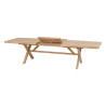 Table de jardin extensible "Xenia" 12 places en acacia - Hespéride
