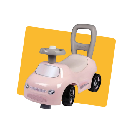 Porteur auto Rose SMOBY - Dès 1 an