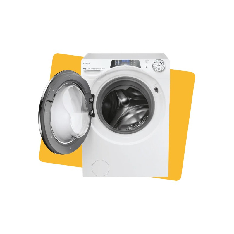 Lave-linge séchant hublot 14kg/9kg blanc - CANDY - RPW41496BWMBC-S